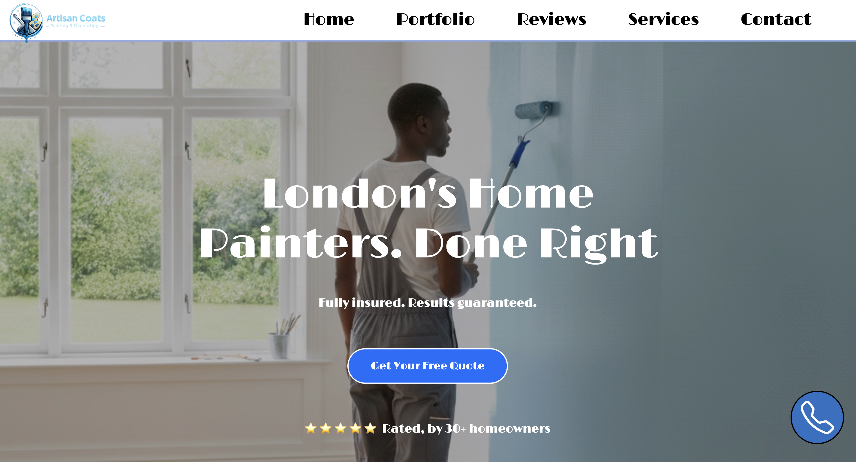Painting website home